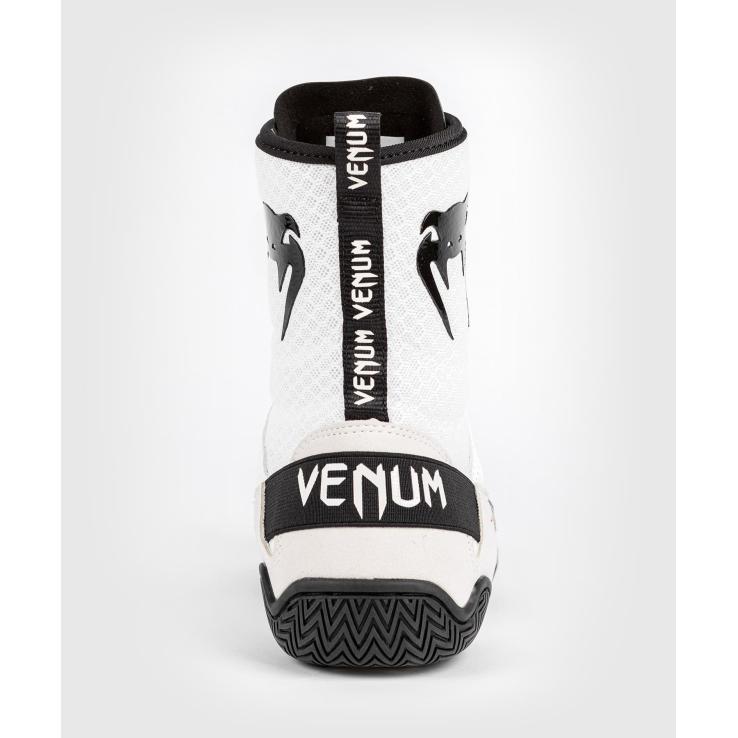 Botas de boxe Venum Elite branco / preto
