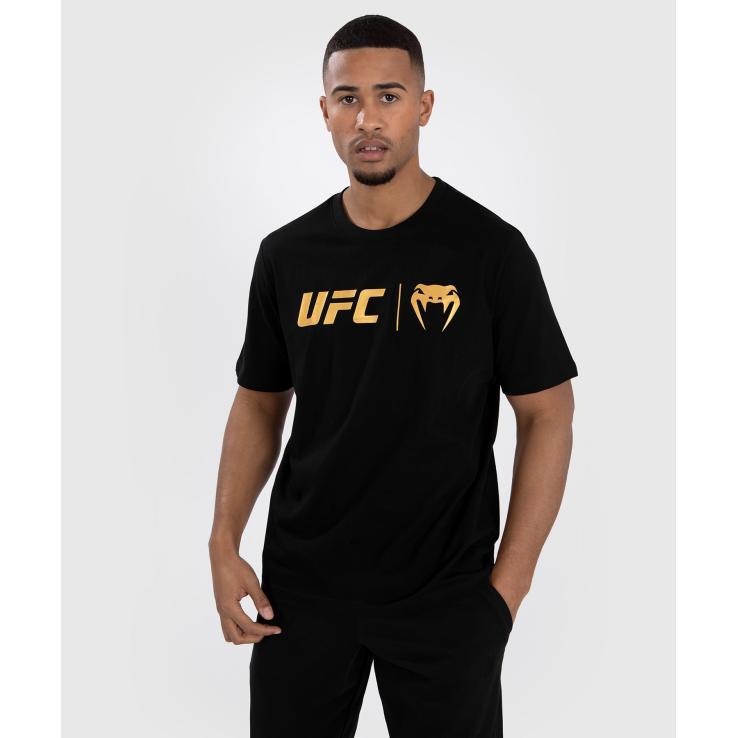 Camiseta Venum X UFC Classic preta / dourada