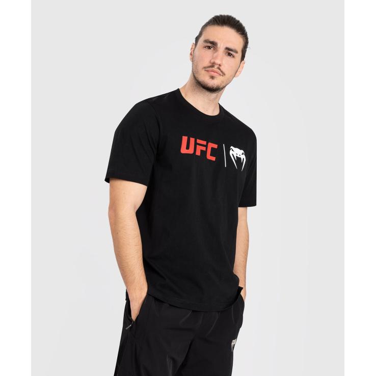 Camiseta Venum X UFC Classic preta / vermelha