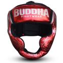 Capacete de boxe Buddha Galaxy vermelho