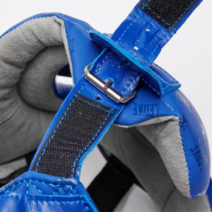 Capacete de boxe Leone DNA azul