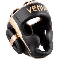 Capacete de boxe Venum Elite preto / dourado