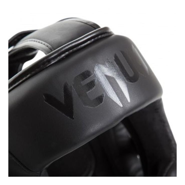 Capacete de boxe Venum Elite preto fosco