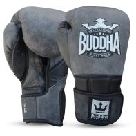 Luvas de boxe de couro pretas quebradas lenda de Buda
