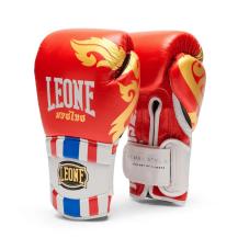 Luvas de boxe estilo tailandês Leone vermelhas