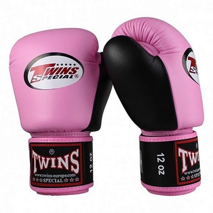 Twins BGVL 3 Retro luvas de boxe rosa