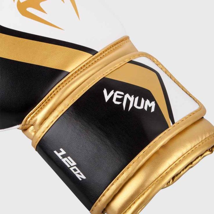 Luvas de boxe Venum Contender 2.0 pretas/ouro branco
