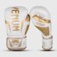 Luvas de boxe Venum Elite brancas / douradas