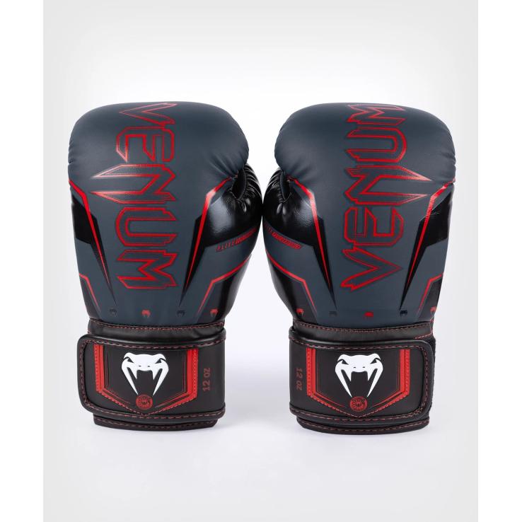 Luvas de boxe Venum Elite Evo azul marinho/preto/vermelho