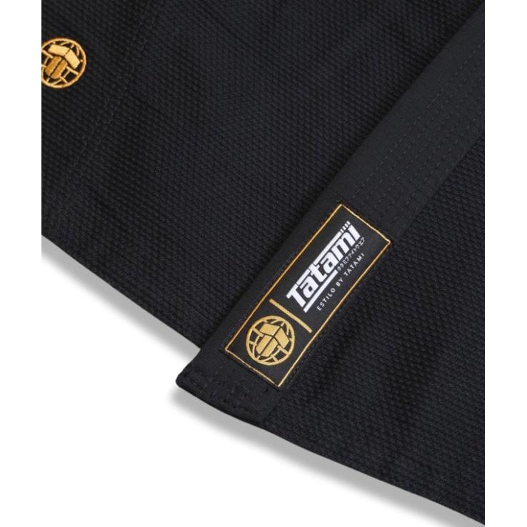 Kimono BJJ Tatami Style preto/dourado