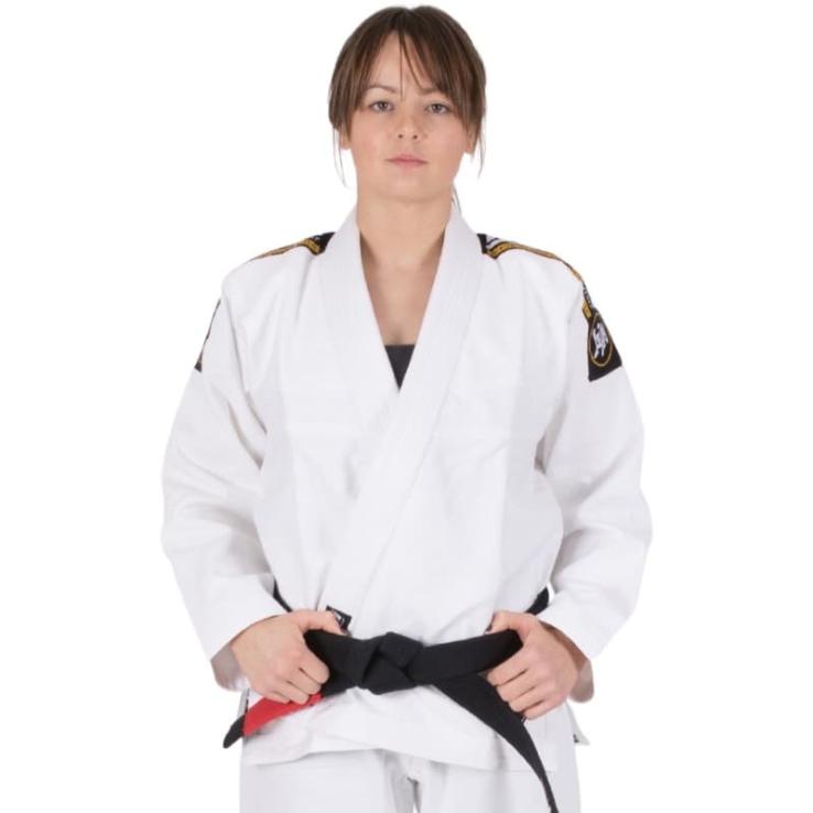 Kimono Jiu Jitsu (BJJ) de mulher Tatami Nova Absolute Ladies Branco + Faixa Branco