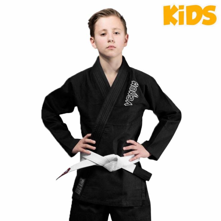 Kimono Jiu Jitsu Venum Contender crianças preto
