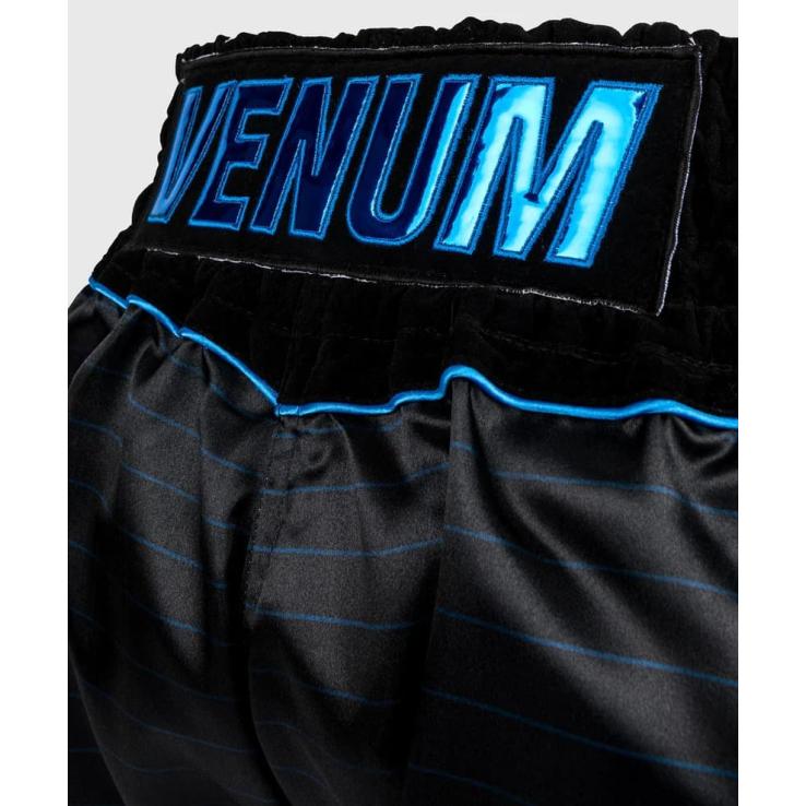 Calções Venum Attack Muay Thai - preto / azul