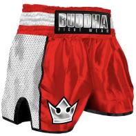 Calça Buddha Premium Muay Thai vermelho/branco
