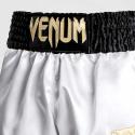Calça Venum Classic Muay Thai preta/branca/dourada