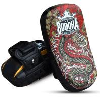 Almofadas de Muay Thai Dragão Curvo de Couro Buddha S - vermelho