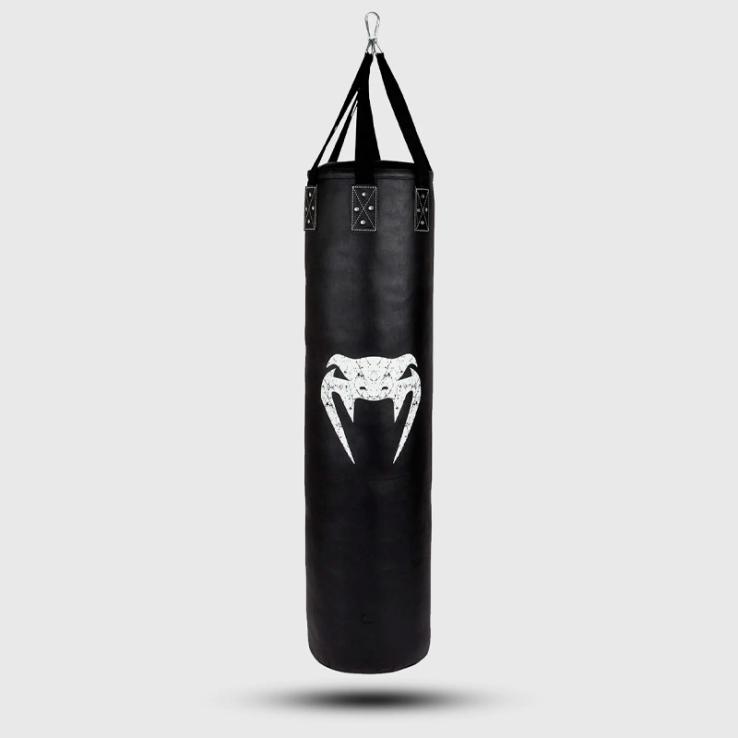 Saco de boxe Venum Challenger - Preto/Branco 170cm - 50kg