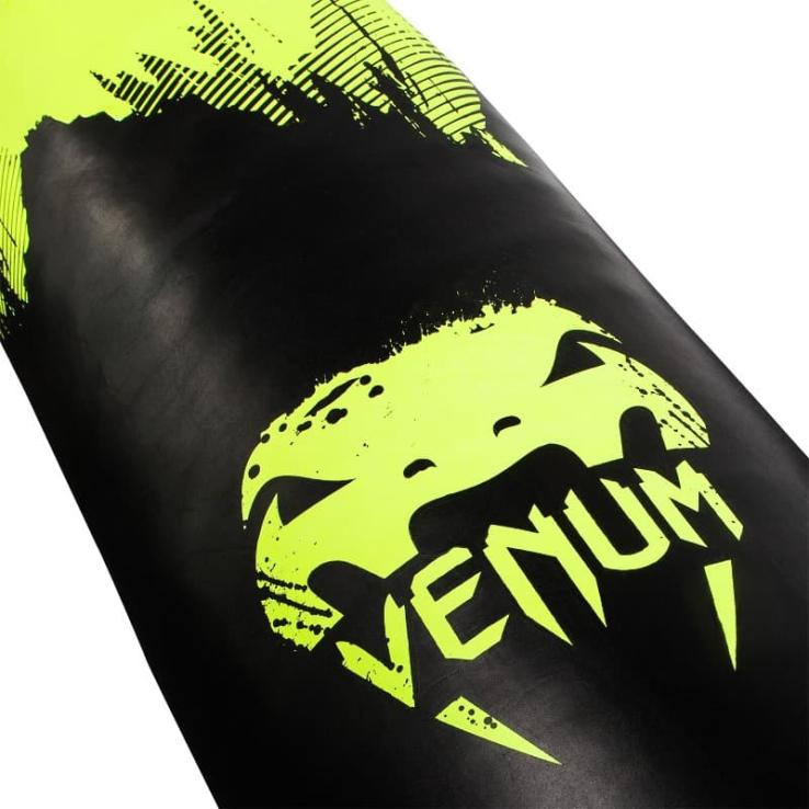 Saco de boxe Venum Hurricane preto / amarelo neo - 150cm 50kg